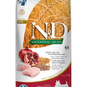 Comanda online FARMINA N&D Low Grain Adult Mini Hrana uscata caini talie mica