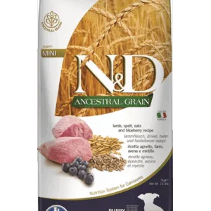 Comanda online FARMINA N&D Low Grain Puppy Mini Hrana uscata pentru catelusi