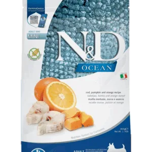 Comanda online FARMINA N&D Ocean Adult mini Hrana uscata pentru caini adulti de talie mica