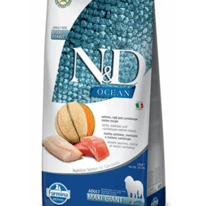 Comanda online FARMINA N&D Ocean Dog Adult Giant Maxi hrana uscata caini adulti talie mare