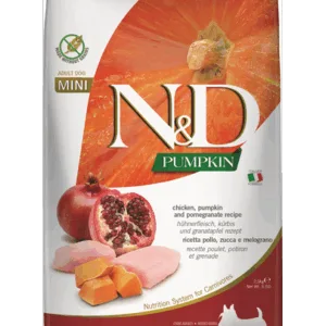 Comanda online FARMINA N&D Pumpkin Adult Mini Hrana pentru caini de talie mica