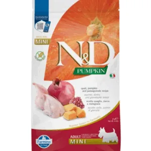Comanda online FARMINA N&D Pumpkin Dog Adult mini Quail