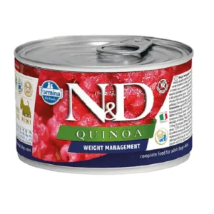 Comanda online FARMINA N&D Quinoa Dog Weight Management 140 g Hrana umeda pentru caini