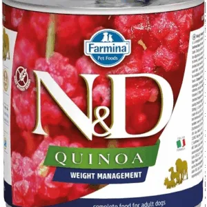Comanda online FARMINA N&D Quinoa Dog Weight Management 285 g Conserva hrana caine