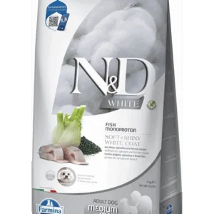 Comanda online FARMINA N&D White Dog Adult Medium Maxi Sea Bass