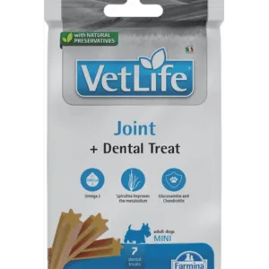 Comanda online FARMINA Vet Life Dental Treat Joint Mini 60 g recompensa dentara caini de rase mici