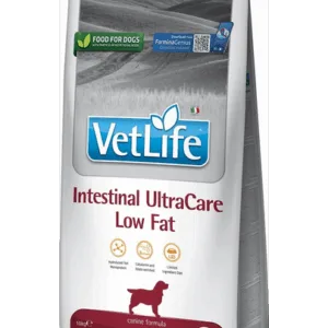 Comanda online FARMINA Vet Life Dog Intestinal Ultra Care Low Fat 10 kg hrana dietetica pentru caini cu probleme intestinale