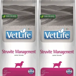 Comanda online FARMINA Vet Life Struvite Management 2x12 kg dieta veterinara caini