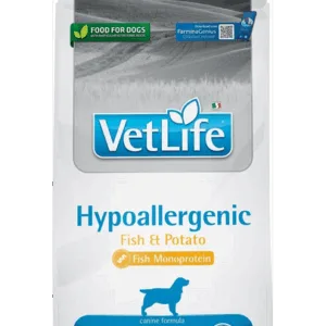 Comanda online FARMINA Vet life hipo fish & potato dog 2 kg Hrana pentru caini cu alergii alimentare