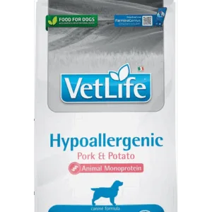 Comanda online FARMINA VetLife Hypoallergenic Adult Pork Hrana dietetica pentru caini