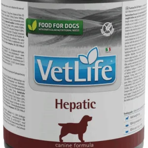 Comanda online FARMINA VetLife Natural Diet Dog Hepatic Hrana umeda pentru caini cu afectiuni hepatice 300 g