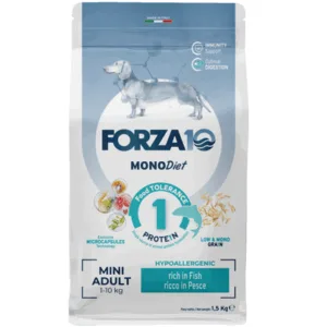Comanda online FORZA10 Mini Diet hrana uscata hipoalergenica pentru caini adulti de talie mica