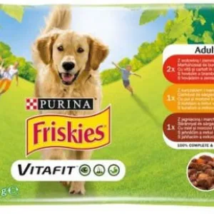 Comanda online FRISKIES Pachet plicuri pentru câini Adulţi