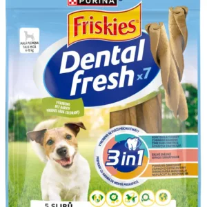 Comanda online FRISKIES Recompense Dental Fresh 3-în-1 pt câini de Talie Mică
