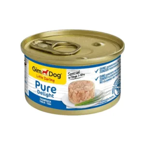 Comanda online GIMDOG Pure Delight Tuna 85 g hrana cu ton pentru caini adulti rasa mica