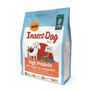Comanda online GREEN PETFOOD InsectDog High Protein 900g hrana pentru caini