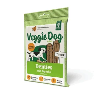 Comanda online GREEN PETFOOD VeggieDog Denties snack vegan pentru caini 180g