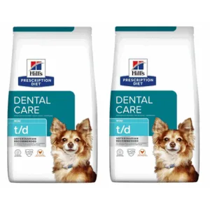 Comanda online HILL'S Prescription Diet Dental Care t/d Mini 6 kg (2x3 kg) pentru caini talie mica cu afectiuni orale