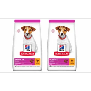 Comanda online HILL'S Science Plan Canine Puppy Small&Mini Chicken 6 kg (2 x 3 kg) hrana uscata catei si femele gestante