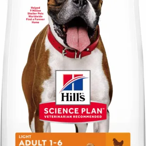 Comanda online HILL's Canine Adult Talie Medie LIGHTcu Pui