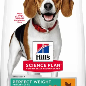 Comanda online HILL's Canine Adult Talie Medie PERFECT WEIGHT