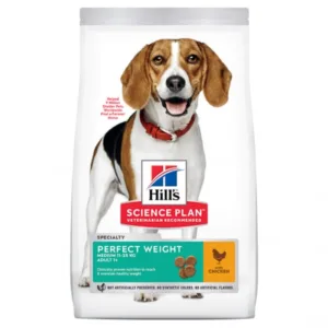 Comanda online Hill s SP Canine Adult Perfect Weight Medium Chicken 12 kg