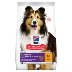 Comanda online Hill s SP Canine Adult Skin and Stomach Chicken 14 kg