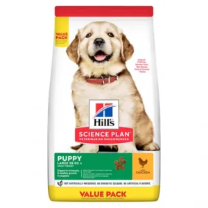 Comanda online Hill s SP Canine Puppy Large Breed Chicken 16 kg Value Pack