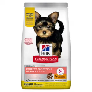 Comanda online Hill s SP Canine Puppy Small  Mini Perfect Digestion 3 kg