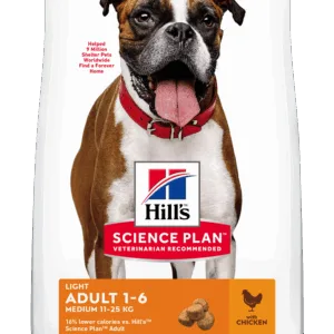 Comanda online Hill's Science Plan Canine Adult Light Medium Chicken