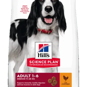 Comanda online Hill's Science Plan Canine Adult Medium Chicken