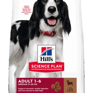 Comanda online Hill's Science Plan Canine Adult Medium Lamb and Rice