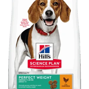 Comanda online Hill's Science Plan Canine Adult Perfect Weight Medium Chicken