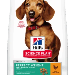 Comanda online Hill's Science Plan Canine Adult Perfect Weight Small and Mini Chicken