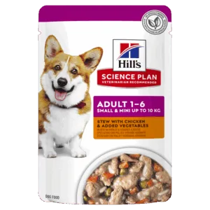 Comanda online Hill's Science Plan Canine Adult S&M Chicken & Vegetables Stew