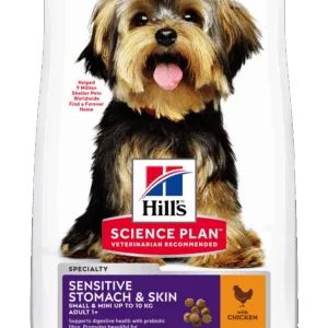 Comanda online Hill's Science Plan Canine Adult Small and Mini Sensitive Stomach and Skin Chicken