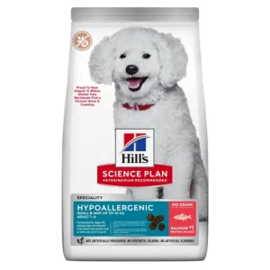 Comanda online Hill's Science Plan Canine Hypoallergenic Small & Mini Adult Salmon