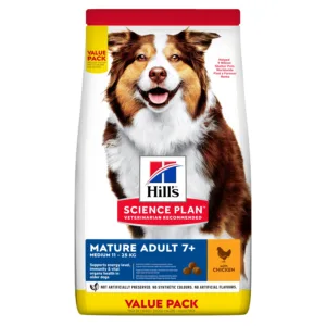 Comanda online Hill's Science Plan Canine Mature Adult Medium Chicken Value Pack