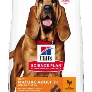 Comanda online Hill's Science Plan Canine Mature Light Medium Chicken