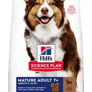 Comanda online Hill's Science Plan Canine Mature Medium Lamb and Rice