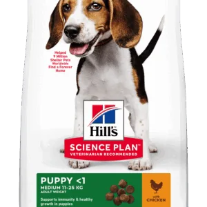 Comanda online Hill's Science Plan Canine Puppy Medium Chicken