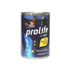 Comanda online Hrana Umeda Pentru Caini Premium Prolife Dog Adult Smart Medium/large Pui&orez Cv 400 G