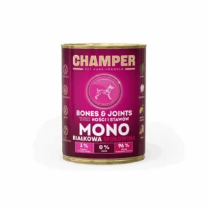 Comanda online Hrana caini CHAMPER Bones Joints cu vita 400 g monoproteina