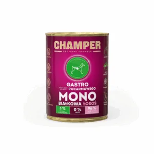 Comanda online Hrana caini cu somon CHAMPER Gastro 400 g monoproteica