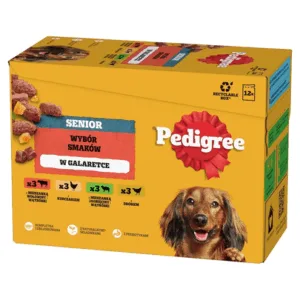Comanda online Hrana umeda PEDIGREE Senior 12x100 g 4 sortimente in jeleu