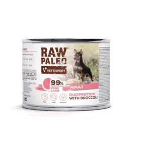 Comanda online Hrana umeda cu porc si miel RAW PALEO Pork Lamb Adult 200g pentru caini adulti