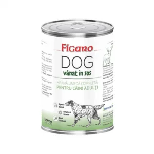 Comanda online Hrana umeda pentru caini figaro dog Vanat in sos conserva 1240 g