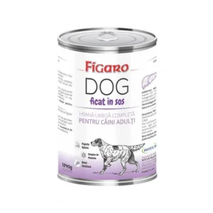 Comanda online Hrana umeda pentru caini figaro dog ficat in sos conserva 1240g