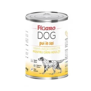 Comanda online Hrana umeda pentru caini figaro dog pui in sos conserva 415 g