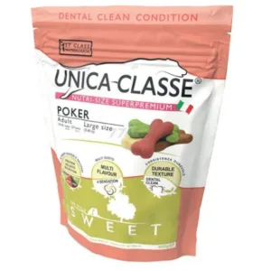 Comanda online Hrana uscata Unica Classe Biscuiti caine Poker Dulce